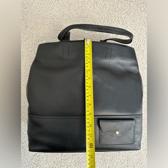 NWT J Crew Leather Tote Bag - Picture 3 of 12